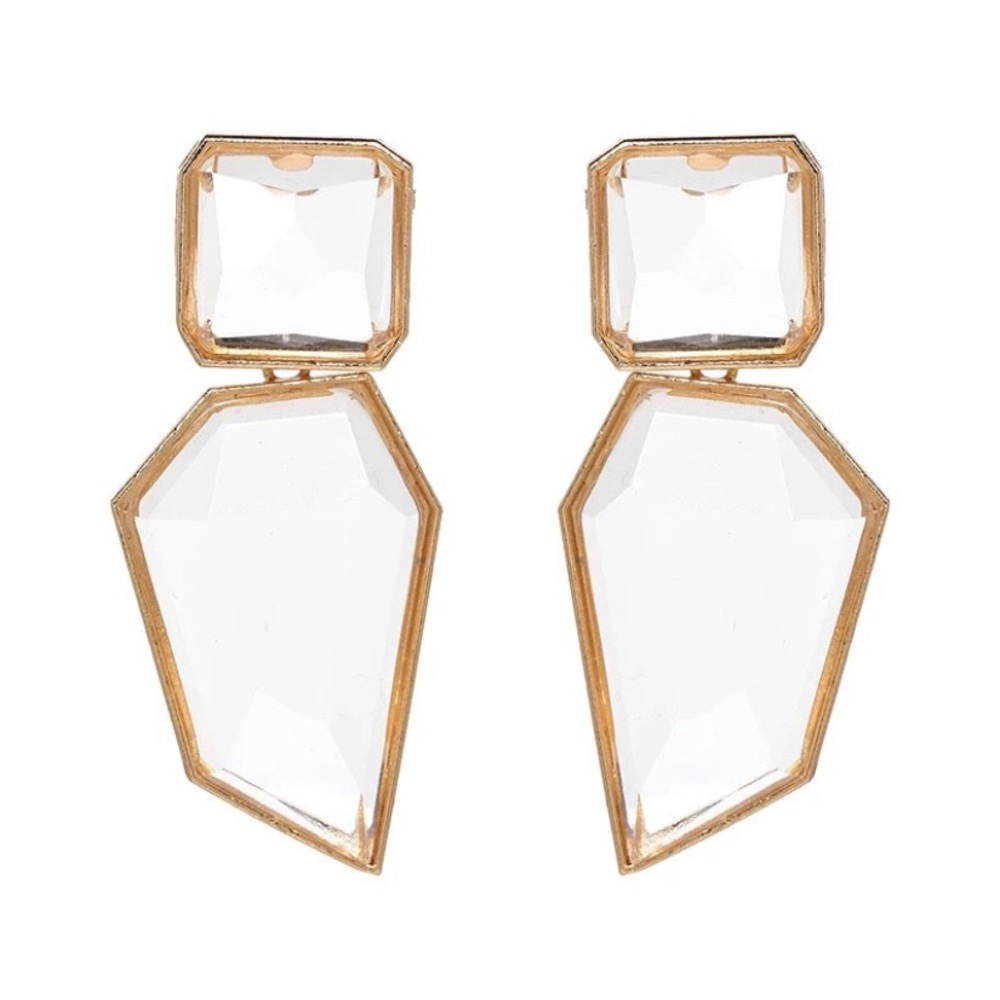 Geo Drop Earrings
